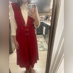 Vintage Just in Thyme LTD Shirt/Vest/Skirt Dress-10